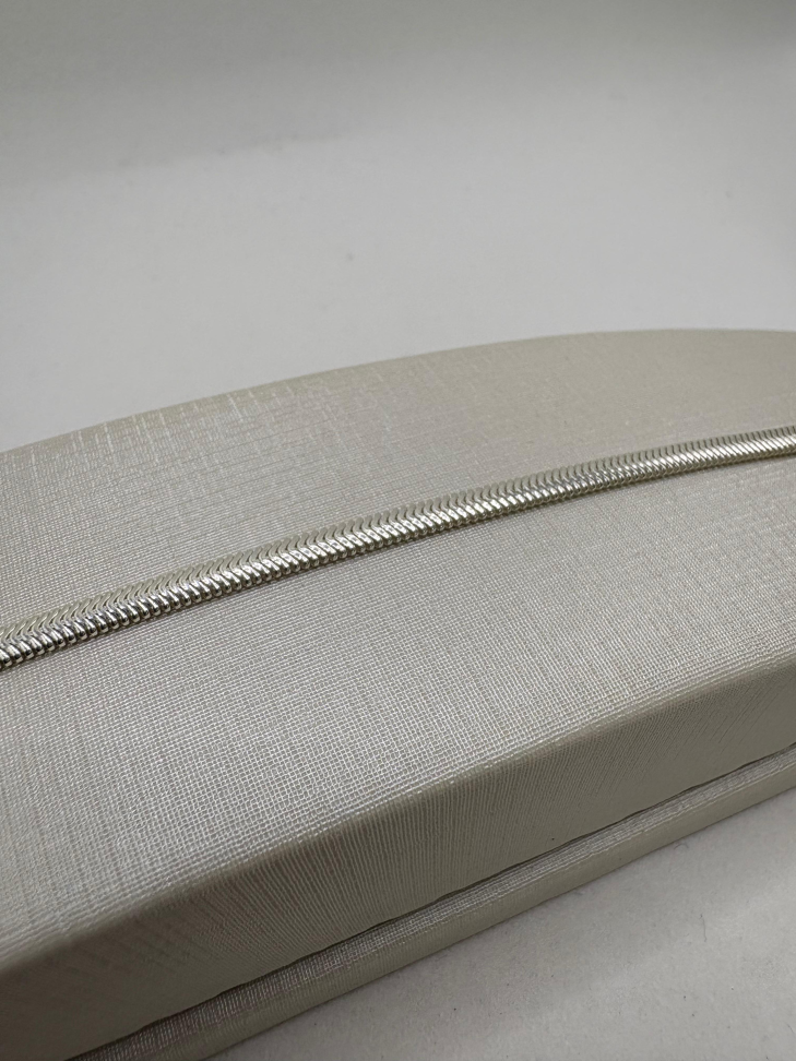 Pulseira prata lacraia - #1