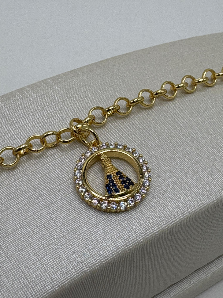 Pulseira medalha Nossa Senhora - #3