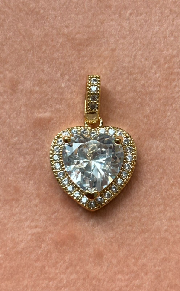 Pingente semijoia coração - #1