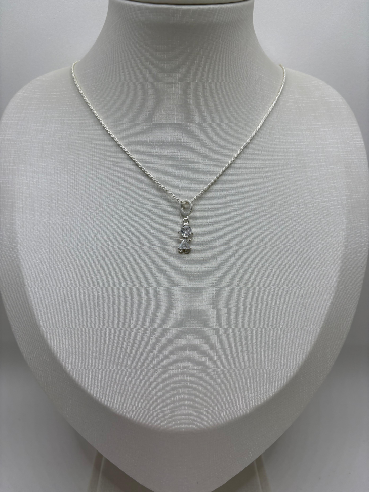 Pingente prata menina - #2