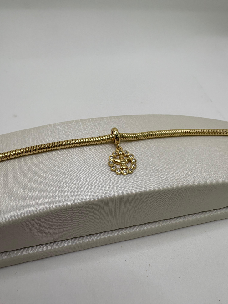 Berloque semijoia medalha espirito santo - #2