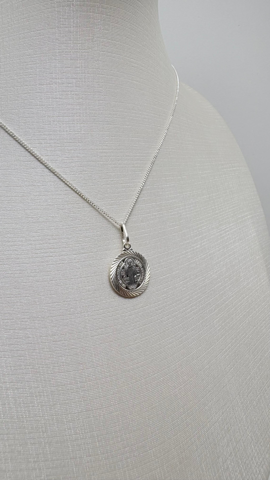 Pingente prata São Bento - #3