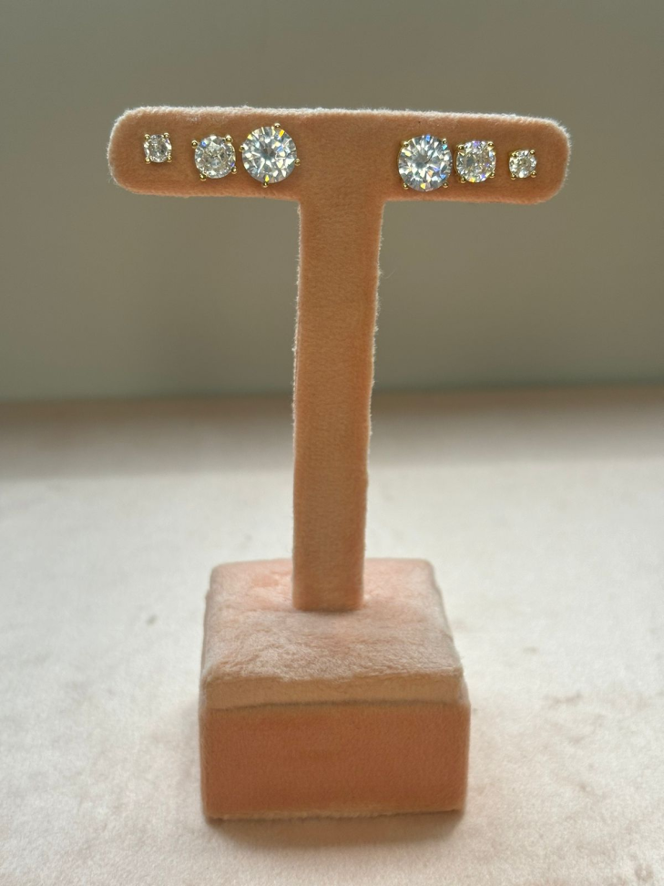 Brinco semijoia ponto de luz zircônia - #2