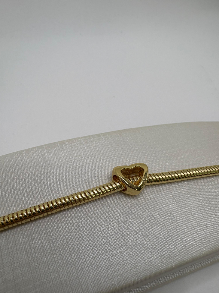 Berloque semijoia coração - #2