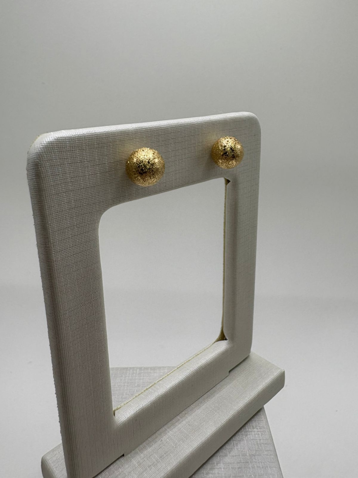 Brinco semijoia bola fosca - #2