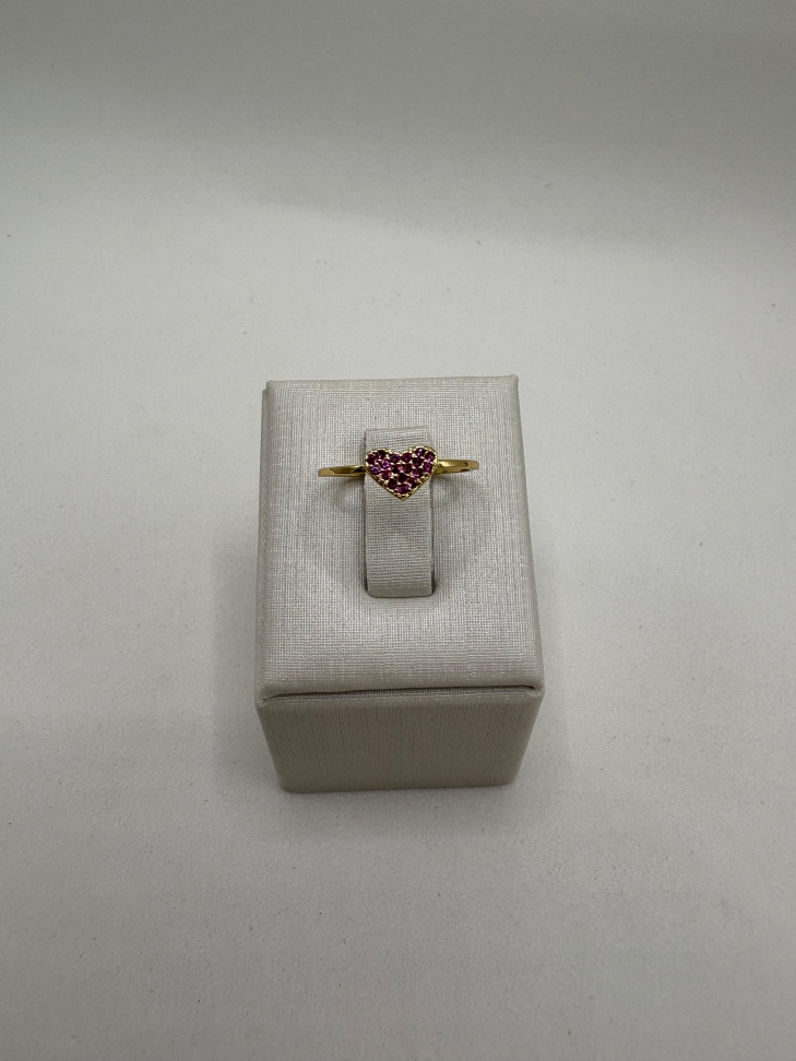 Anel semijoia coração - #2