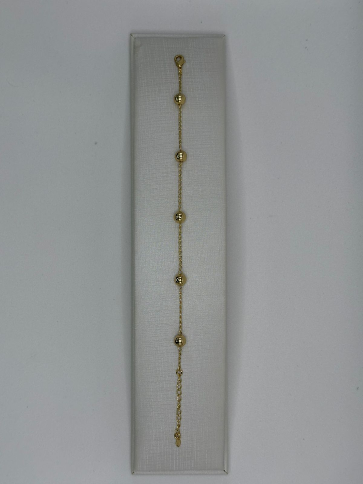 Pulseria semijoia elos com bolas - #2
