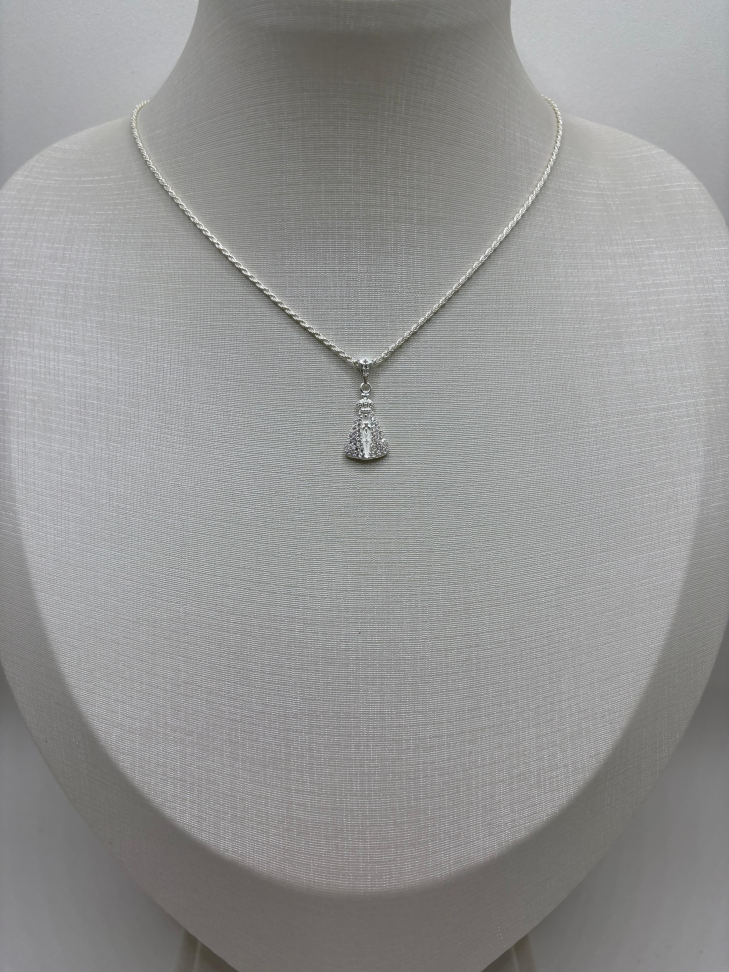 Pingente prata Nossa Senhora Aparecida - #2