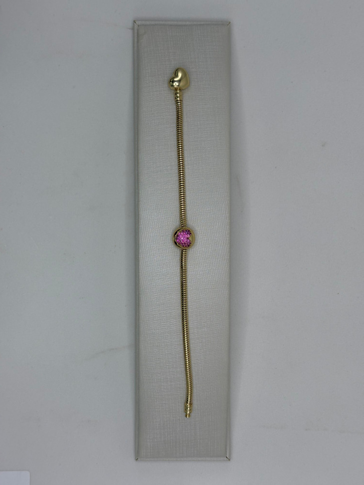 Berloque semijoia coração - #2