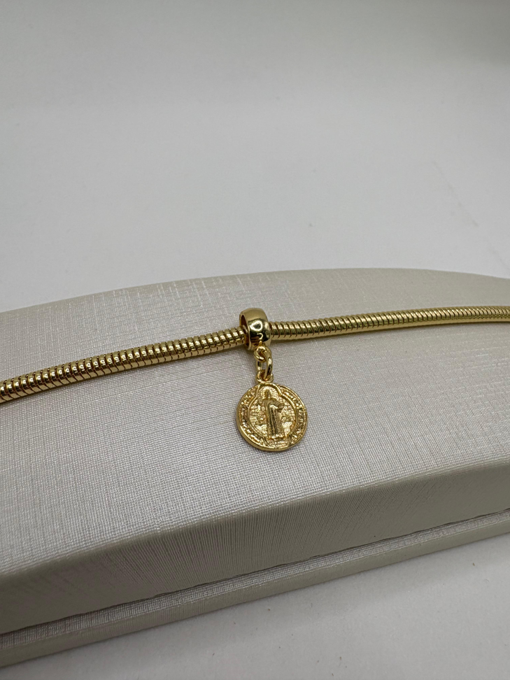 Berloque semijoia medalha de São Bento - #1