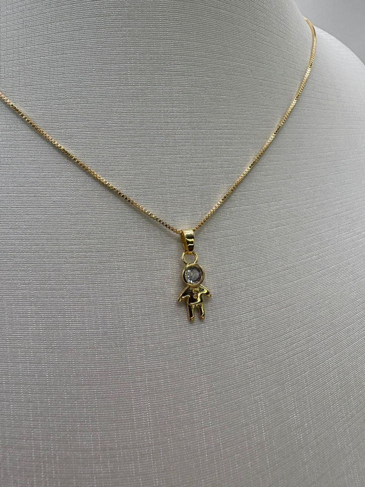 Pingente semijoia menina - #3