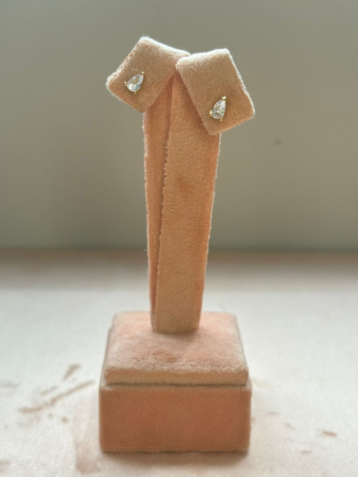 Brinco semijoia ponto de luz zircônia - #2