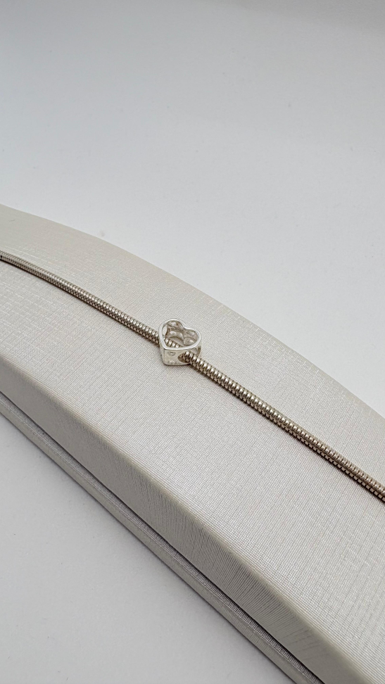 Berloque prata coração - #2