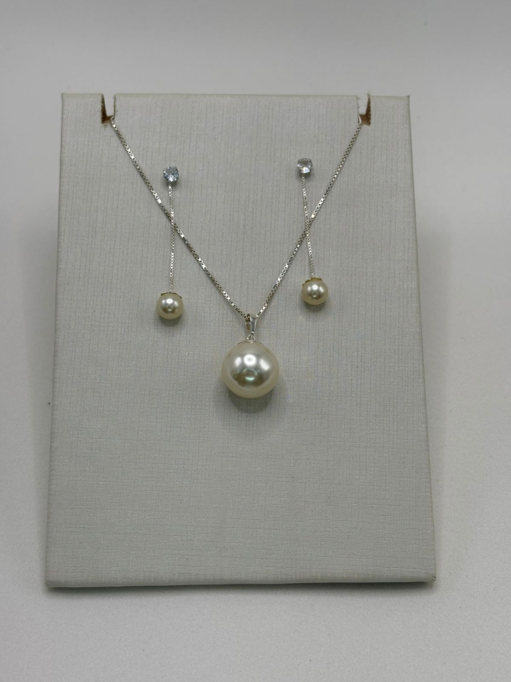 Pingente prata pérola - #3