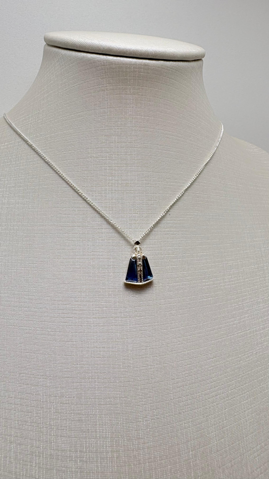 Gargantilha prata veneziana Nossa Senhora Aparecida - #3