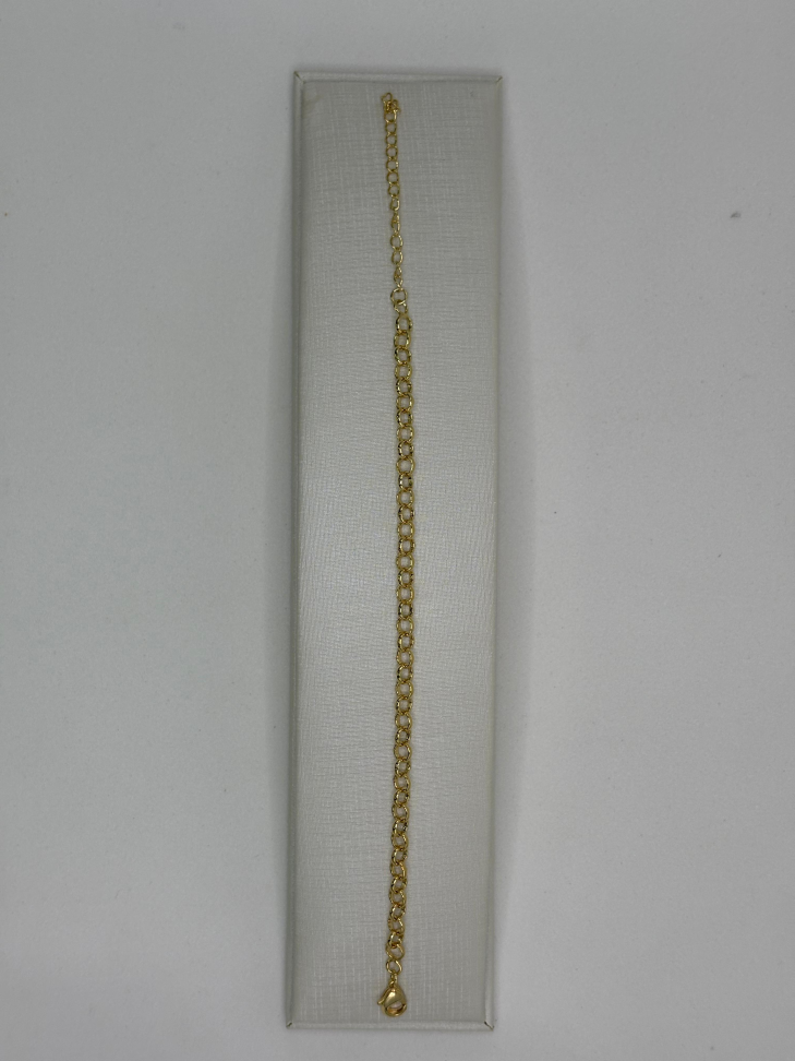 Pulseira semijoia elos grandes intercalados - #2