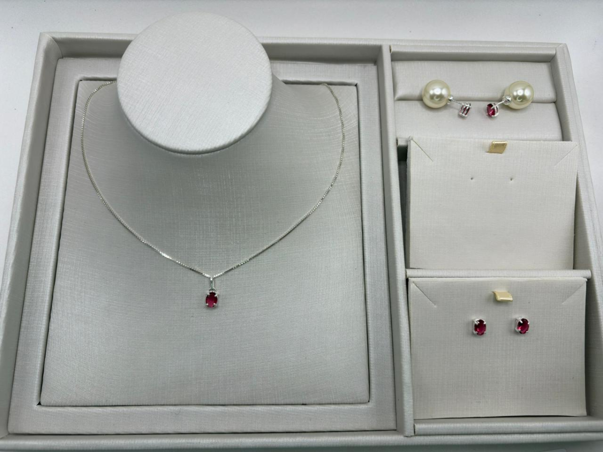 Brinco prata zircônia oval - #2