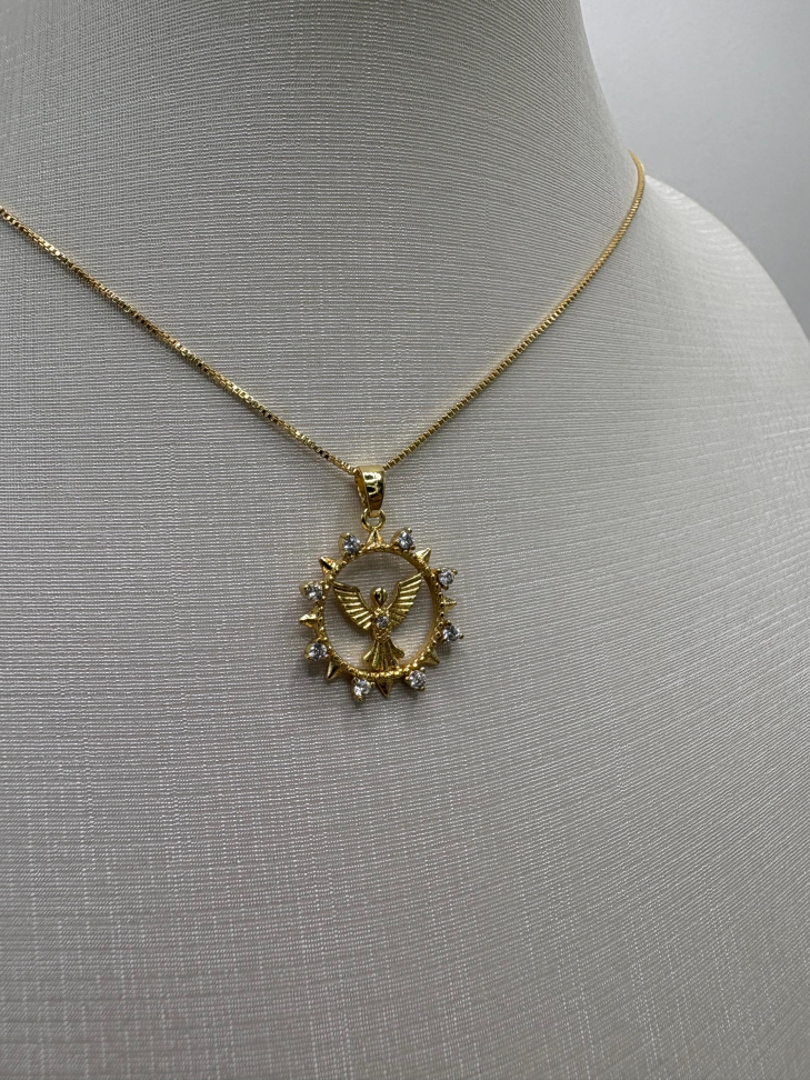 Pingente semijoia espirito santo - #1