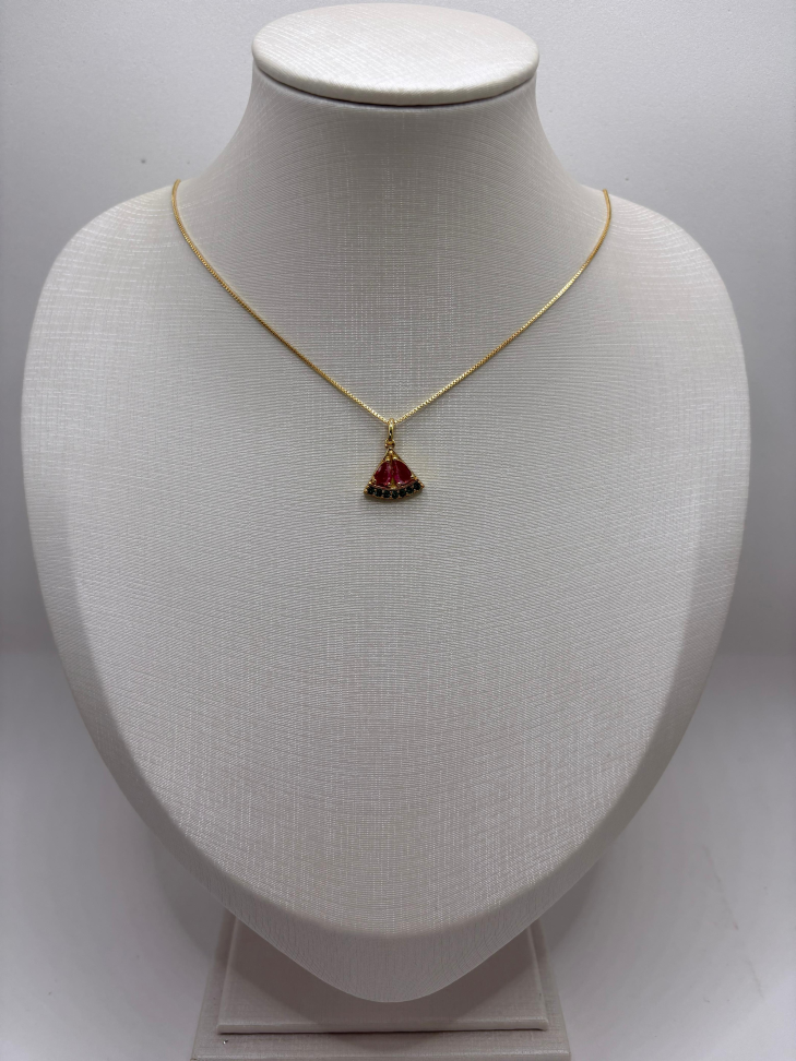 Pingente semijoia melancia - #1