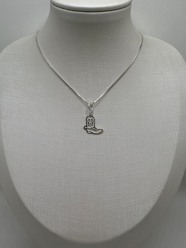 Pingente prata bota - #2