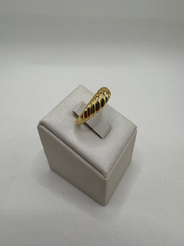 Anel semijoia abaulado - #2