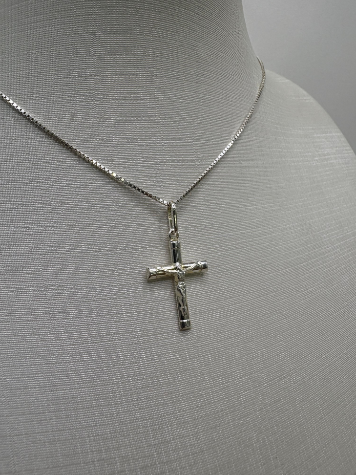 Pingente prata cruz - #2