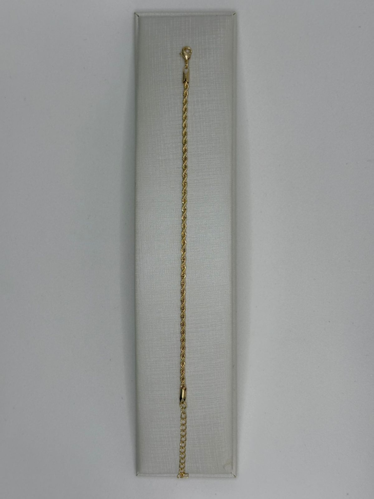 Pulseira semijoia cordão baiano 2,5mm - #2