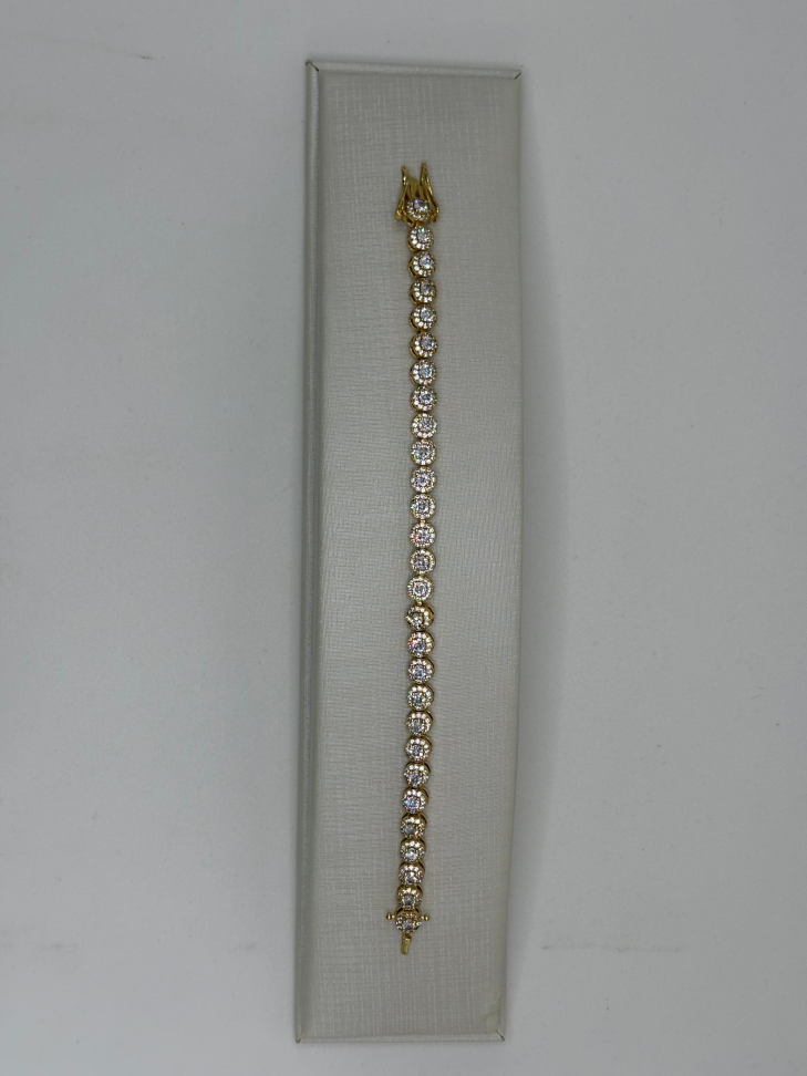 Pulseira semijoia riviera redondo - #2