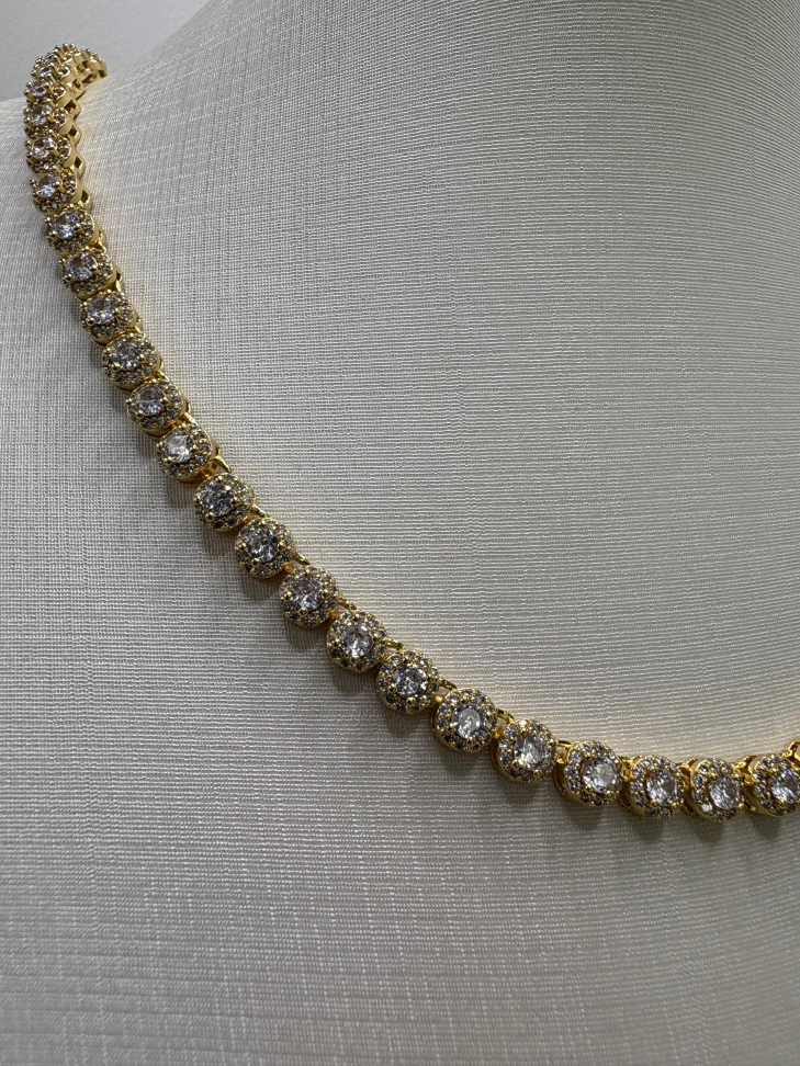 Gargantilha semijoia riviera redondo 45cm - #3