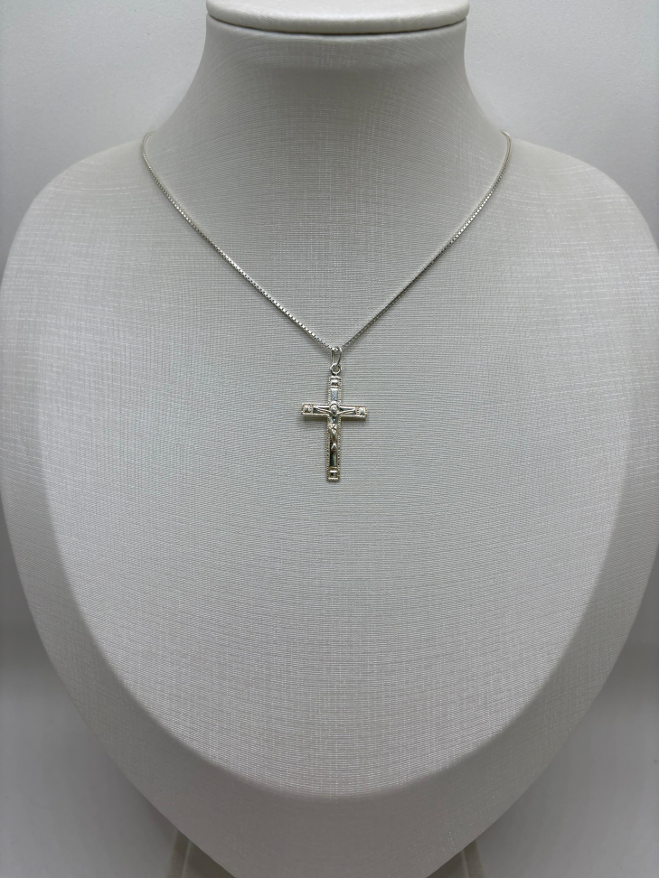 Pingente prata crucifixo - #2