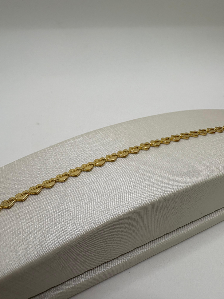 Pulseira semijoia coração - #2