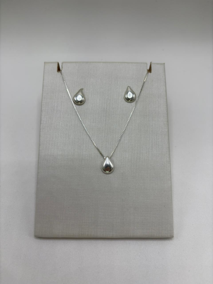 Brinco prata gota - #2