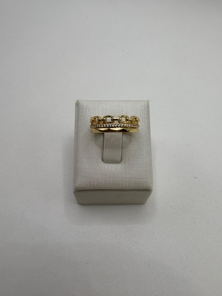 Anel semijoia três aros - #2