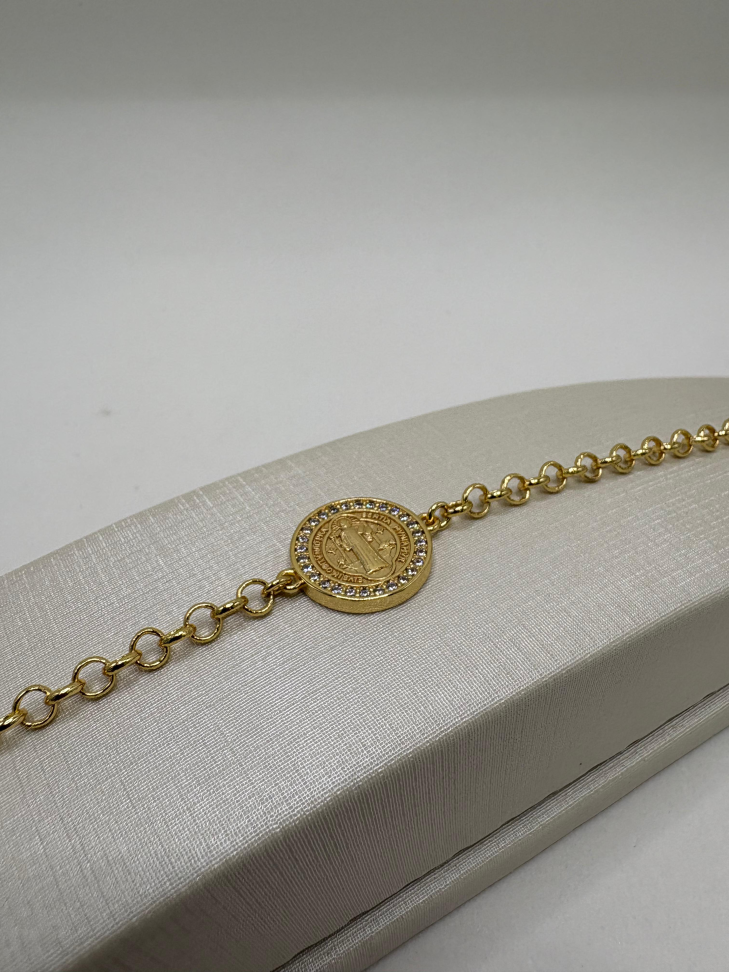Pulseira medalha São Bento - #2