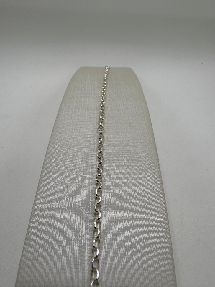 Pulseira prata elo português - #2