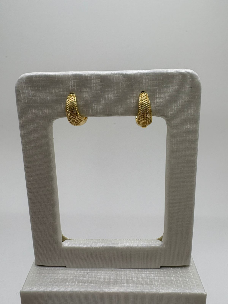 Brinco semijoia argola fosca - #2