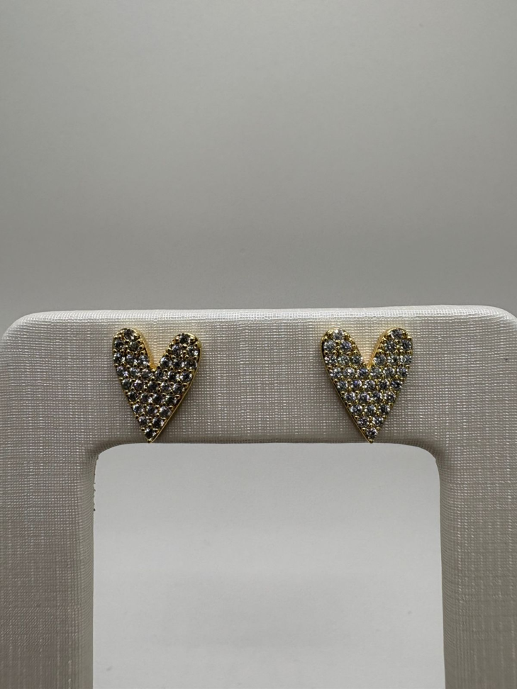 Brinco semijoia coração - #2