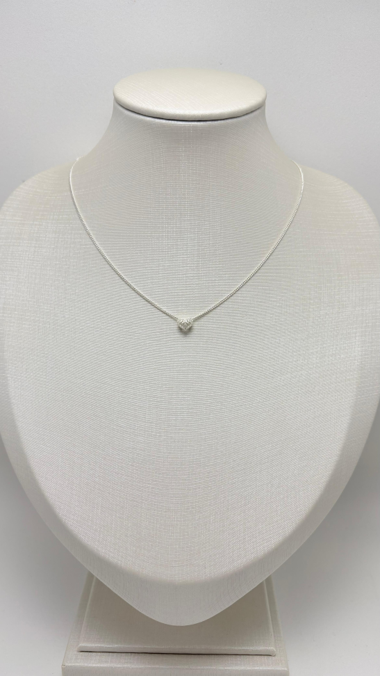 Pingente prata coração - #3