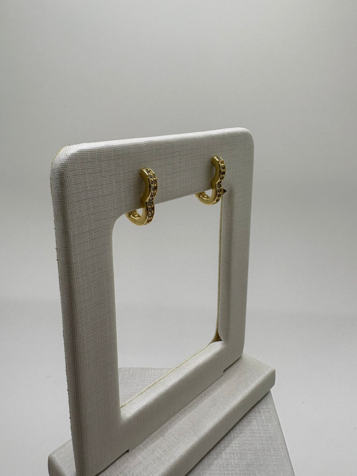 Brinco semijoia argola coração - #3