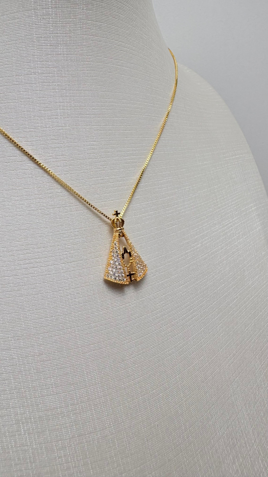 Pingente semijoia Nossa Senhora - #2