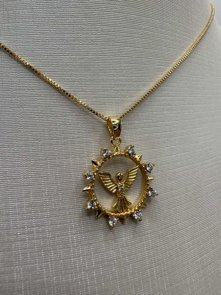 Pingente semijoia espirito santo - #1