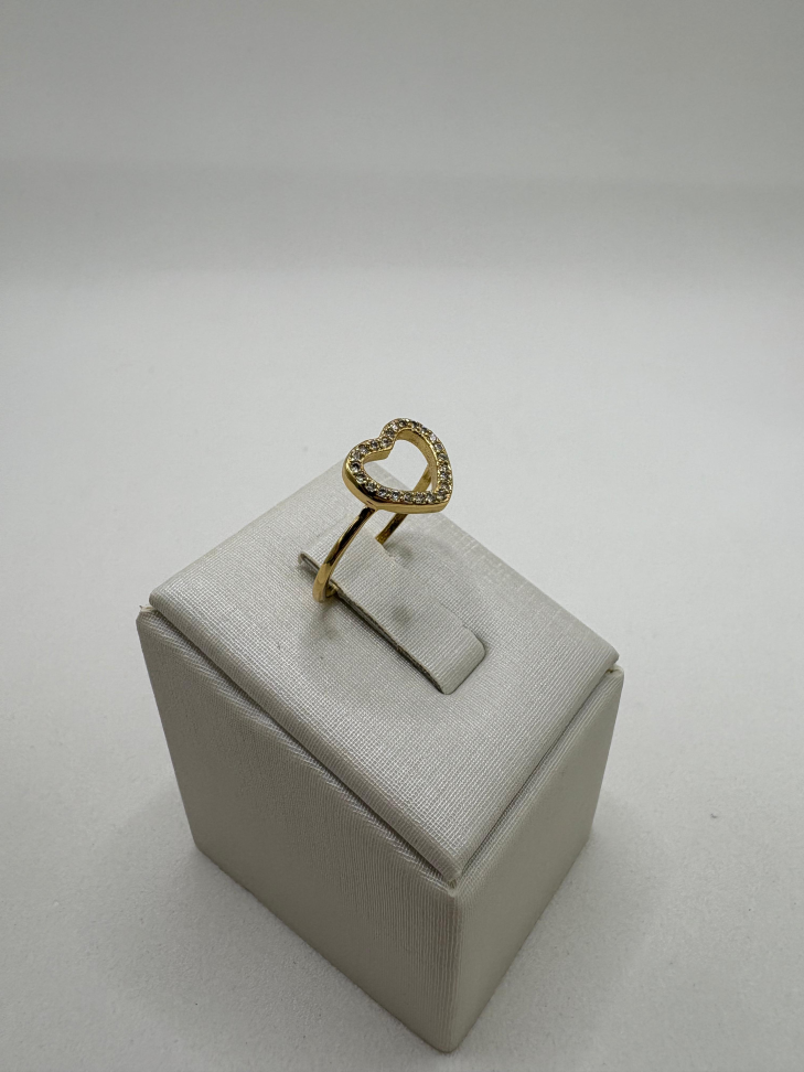 Anel semijoia coração - #2