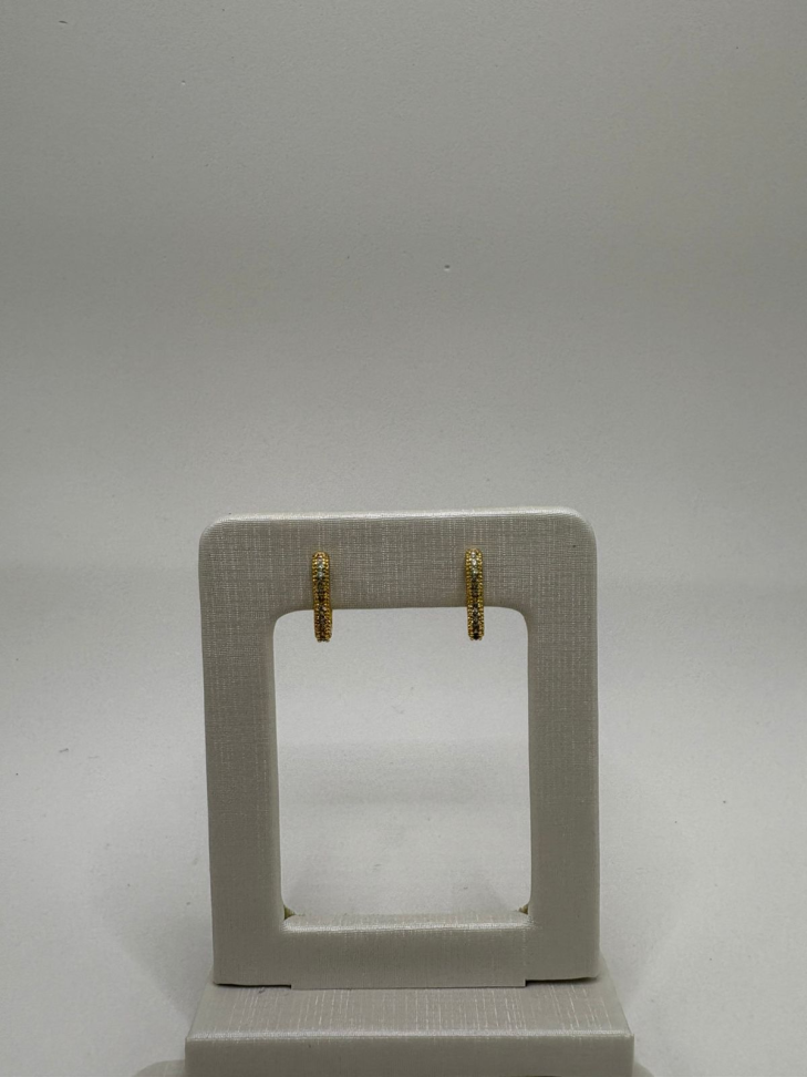 Brinco semijoia argola coração - #2