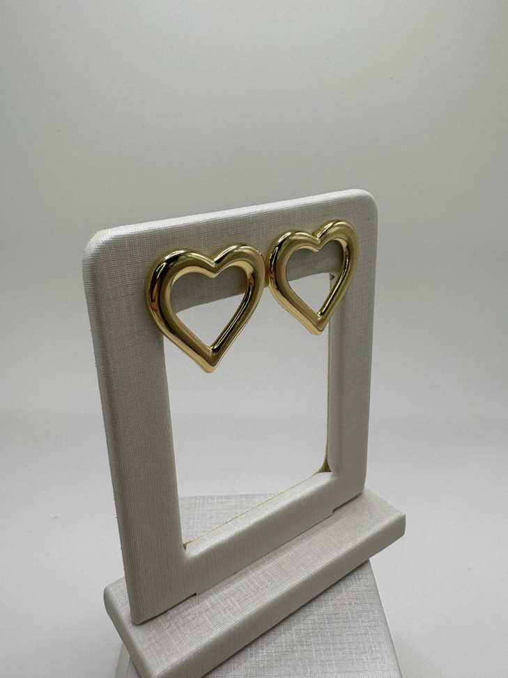 Brinco semijoia coração - #2