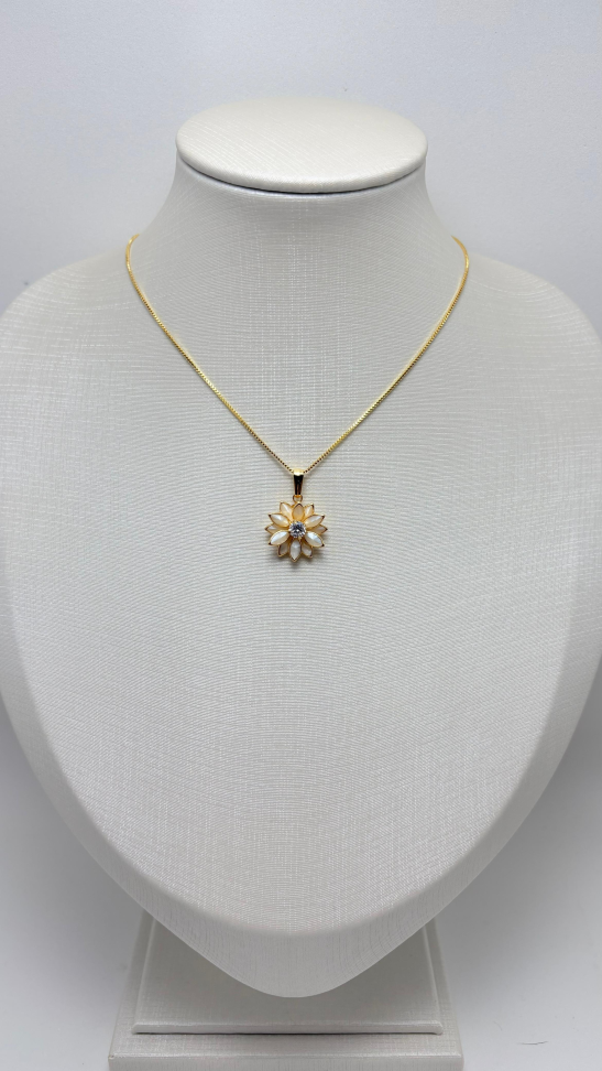 Pingente semijoia flor - #2