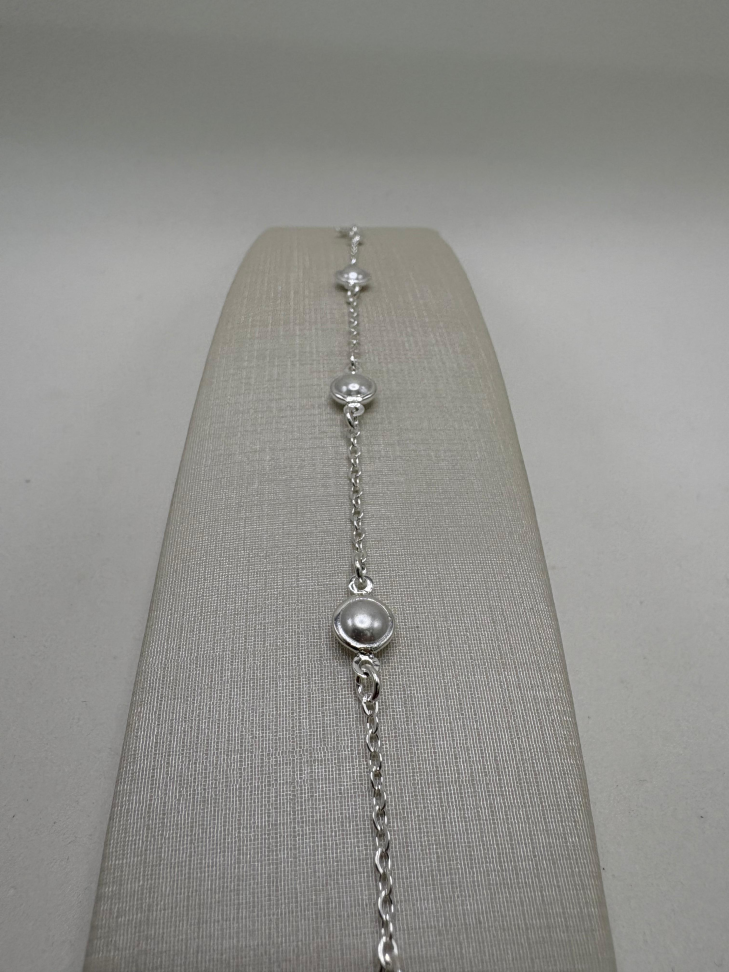 Pulseira prata elos - #1