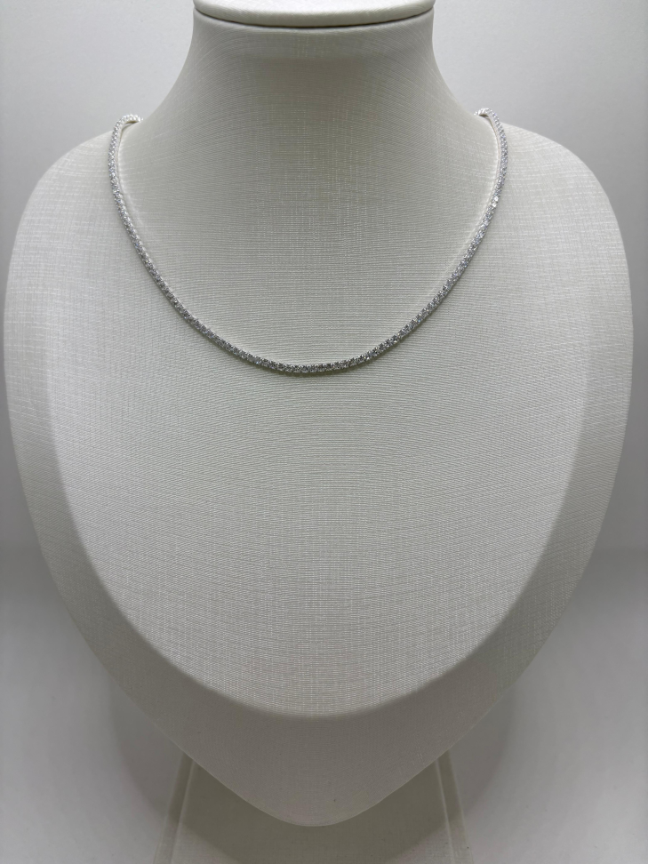 Gargantilha prata riviera - #3