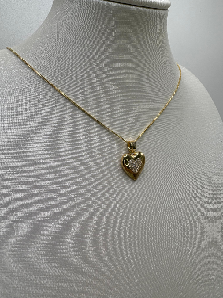 Pingente semijoia coração - #3