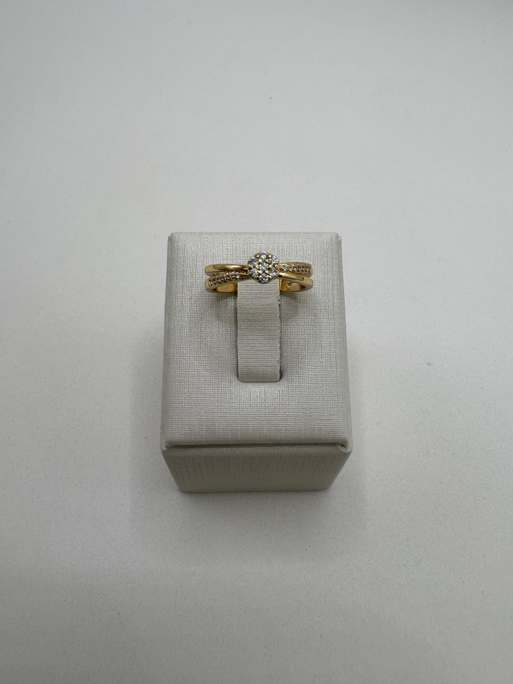 Anel semijoia solitário - #2