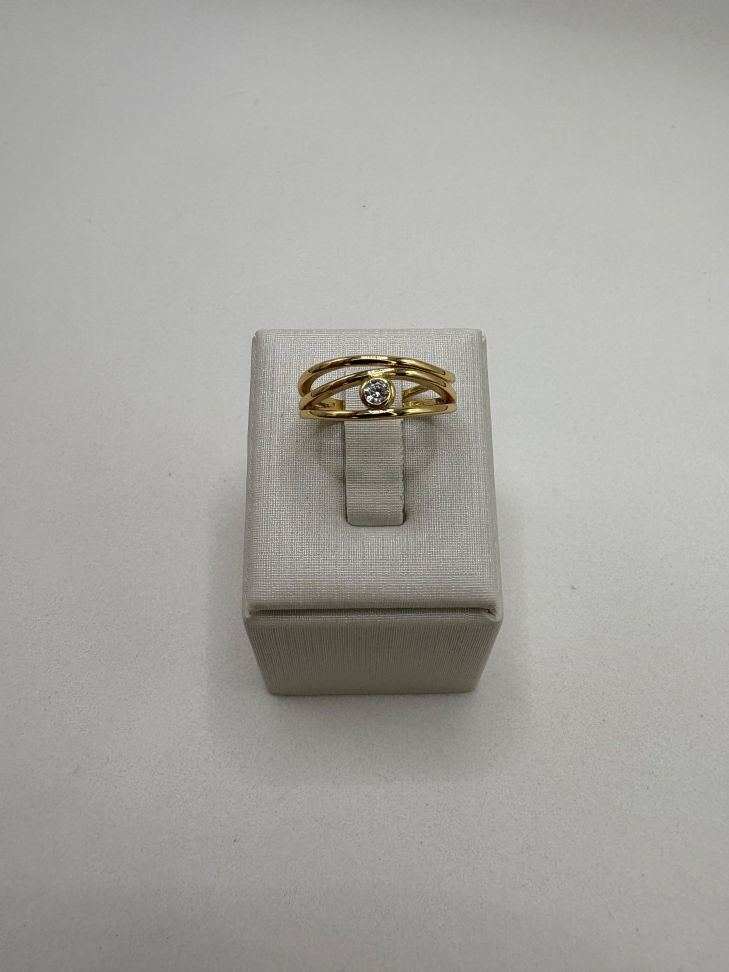 Anel semijoia aros lisos - #2